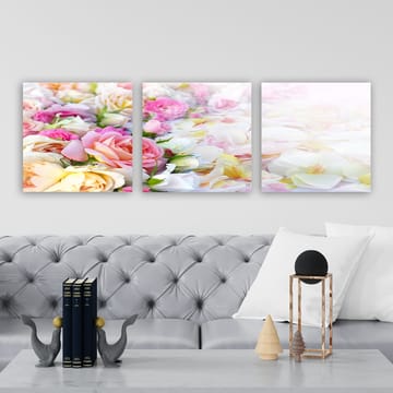 Dekorativ Canvastavla 3-Delar 30x30 cm - Flerfärgad - Inredning - Tavlor & posters - Canvastavla