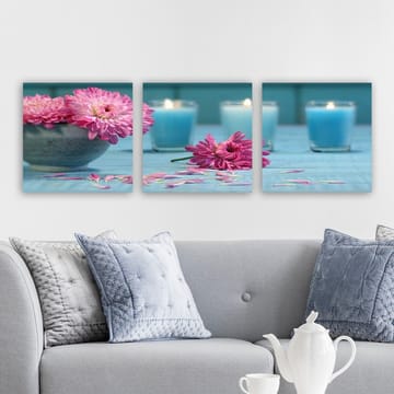 Dekorativ Canvastavla 3-Delar 30x30 cm - Flerfärgad - Inredning - Tavlor & posters - Canvastavla