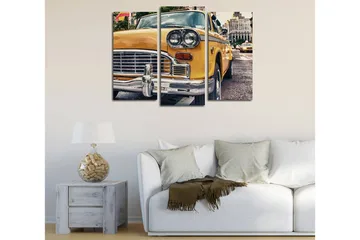 Dekorativ Canvastavla 3-Delar 45x20 cm - Flerfärgad - Inredning - Tavlor & posters - Canvastavla