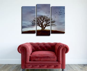 Dekorativ Canvastavla 3-Delar 45x20 cm - Flerfärgad - Inredning - Tavlor & posters - Canvastavla