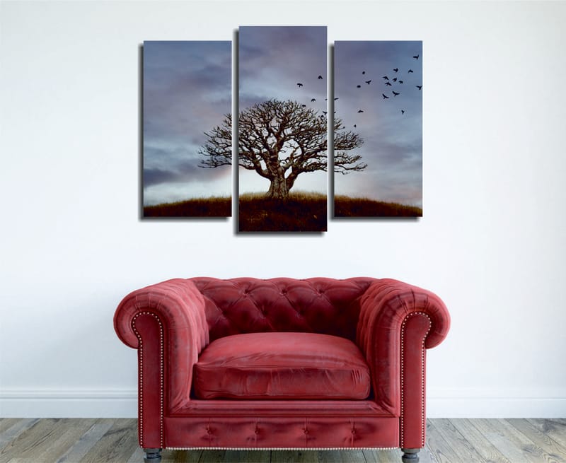 Dekorativ Canvastavla 3-Delar 45x20 cm - Flerfärgad - Inredning - Tavlor & posters - Canvastavla