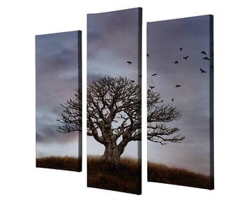 Dekorativ Canvastavla 3-Delar 45x20 cm - Flerfärgad - Inredning - Tavlor & posters - Canvastavla
