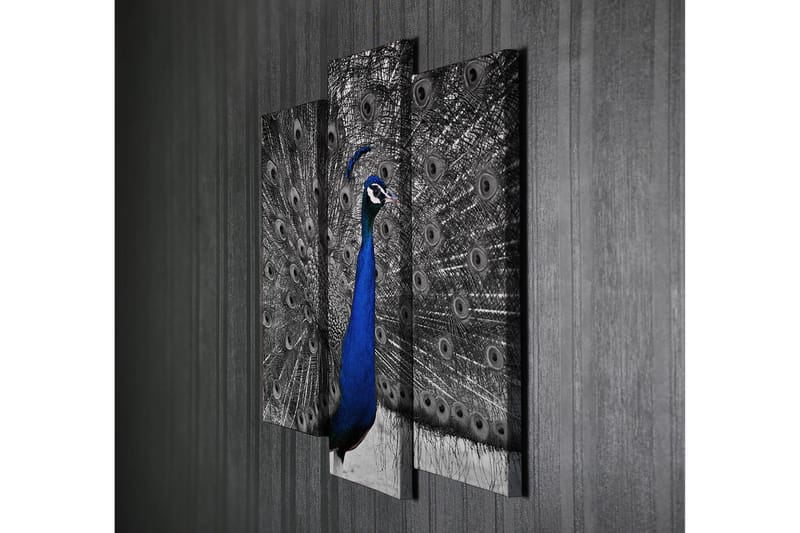 Dekorativ Canvastavla 3-Delar 45x20 cm - Flerfärgad - Inredning - Tavlor & posters - Canvastavla