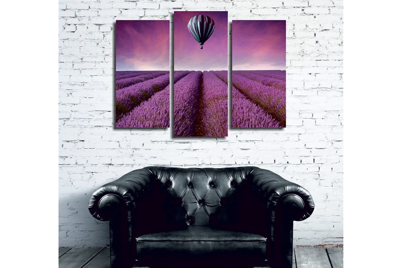 Dekorativ Canvastavla 3-Delar 45x20 cm - Flerfärgad - Inredning - Tavlor & posters - Canvastavla