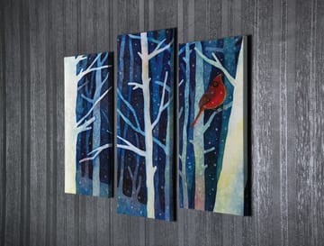 Dekorativ Canvastavla 3-Delar 45x20 cm - Flerfärgad - Inredning - Tavlor & posters - Canvastavla
