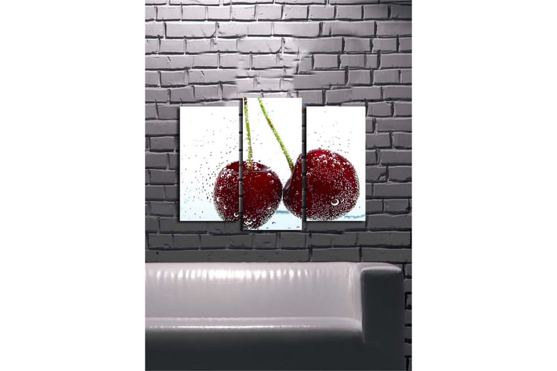 Dekorativ Canvastavla 3-Delar 45x20 cm - Flerfärgad - Inredning - Tavlor & posters - Canvastavla