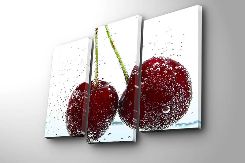 Dekorativ Canvastavla 3-Delar 45x20 cm - Flerfärgad - Inredning - Tavlor & posters - Canvastavla