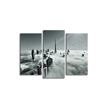 Dekorativ Canvastavla 3-Delar 45x20 cm - Flerfärgad - Inredning - Tavlor & posters - Canvastavla