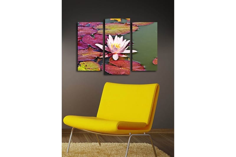 Dekorativ Canvastavla 3-Delar 45x20 cm - Flerfärgad - Inredning - Tavlor & posters - Canvastavla