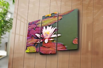 Dekorativ Canvastavla 3-Delar 45x20 cm - Flerfärgad - Inredning - Tavlor & posters - Canvastavla