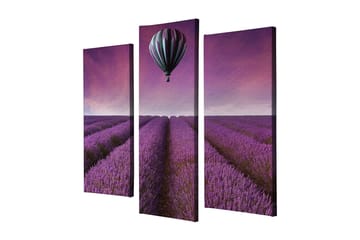 Dekorativ Canvastavla 3-Delar 45x20 cm - Flerfärgad - Inredning - Tavlor & posters - Canvastavla