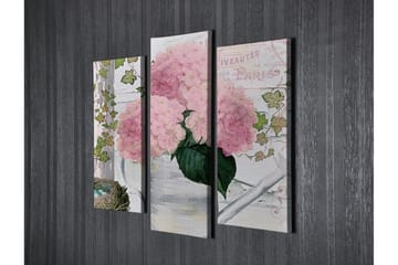 Dekorativ Canvastavla 3-Delar 45x20 cm - Flerfärgad - Inredning - Tavlor & posters - Canvastavla