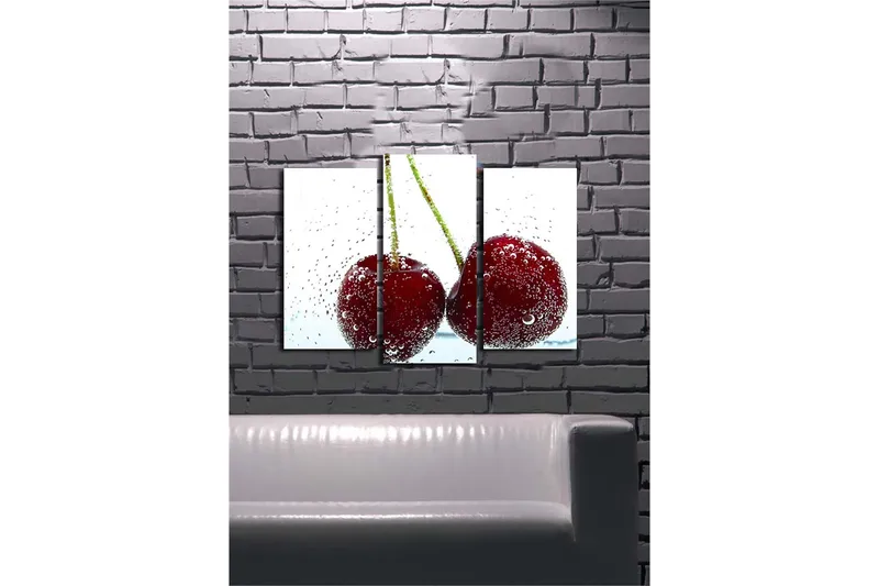Dekorativ Canvastavla 3-Delar 45x20 cm - Flerfärgad - Inredning - Tavlor & posters - Canvastavla