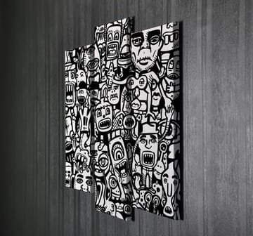 Dekorativ Canvastavla 3-Delar 45x20 cm - Flerfärgad - Inredning - Tavlor & posters - Canvastavla