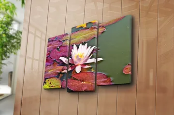 Dekorativ Canvastavla 3-Delar 45x20 cm - Flerfärgad - Inredning - Tavlor & posters - Canvastavla