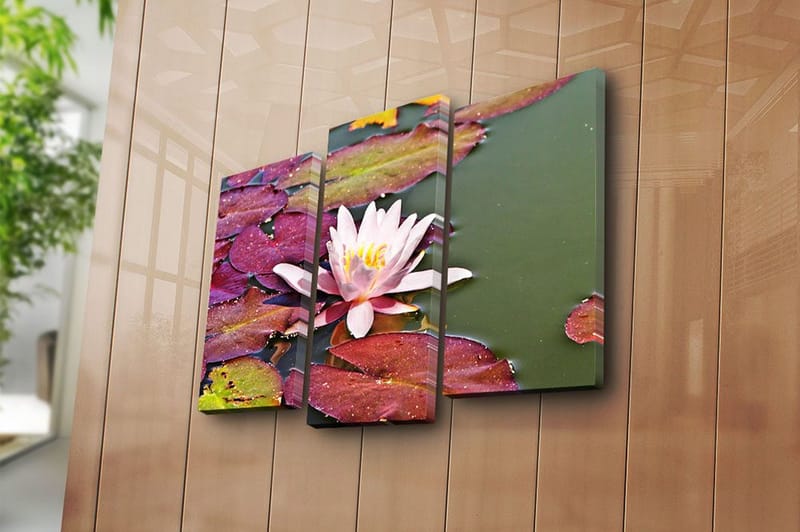 Dekorativ Canvastavla 3-Delar 45x20 cm - Flerfärgad - Inredning - Tavlor & posters - Canvastavla