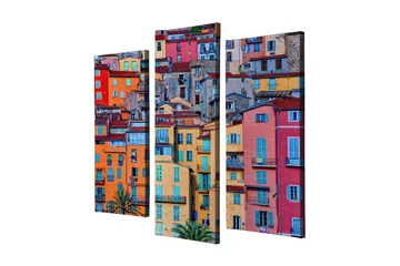 Dekorativ Canvastavla 3-Delar 45x20 cm - Flerfärgad - Inredning - Tavlor & posters - Canvastavla