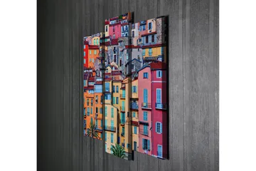 Dekorativ Canvastavla 3-Delar 45x20 cm - Flerfärgad - Inredning - Tavlor & posters - Canvastavla