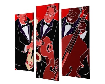 Dekorativ Canvastavla 3-Delar 45x20 cm - Flerfärgad - Inredning - Tavlor & posters - Canvastavla