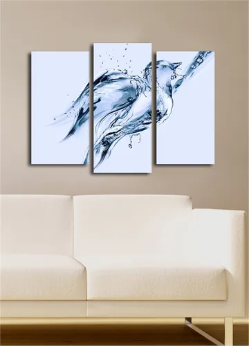 Dekorativ Canvastavla 3-Delar 45x20 cm - Flerfärgad - Inredning - Tavlor & posters - Canvastavla