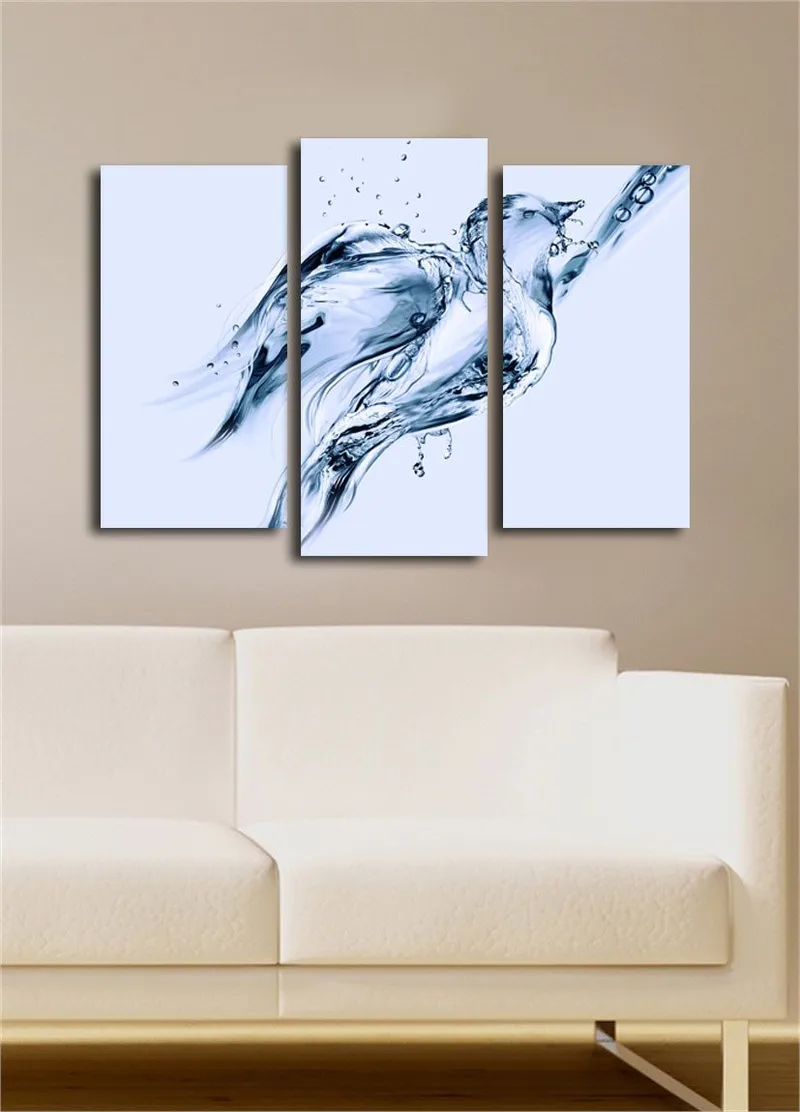 Dekorativ Canvastavla 3-Delar 45x20 cm - Flerfärgad - Inredning - Tavlor & posters - Canvastavla