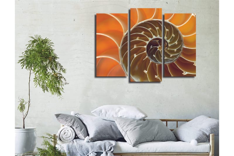 Dekorativ Canvastavla 3-Delar 45x20 cm - Flerfärgad - Inredning - Tavlor & posters - Canvastavla