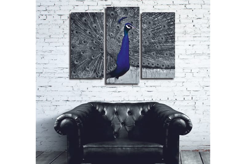 Dekorativ Canvastavla 3-Delar 45x20 cm - Flerfärgad - Inredning - Tavlor & posters - Canvastavla