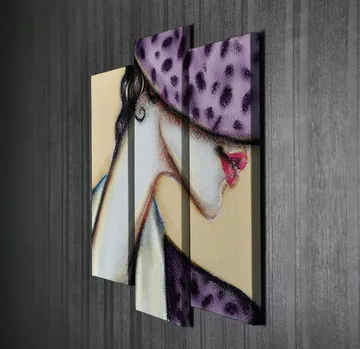 Dekorativ Canvastavla 3-Delar 45x20 cm - Flerfärgad - Inredning - Tavlor & posters - Canvastavla