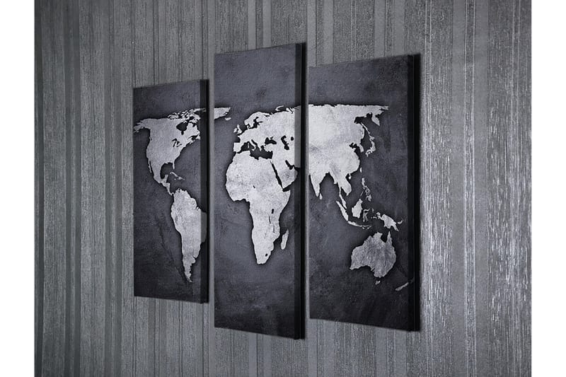 Dekorativ Canvastavla 3-Delar 45x20 cm - Flerfärgad - Inredning - Tavlor & posters - Canvastavla