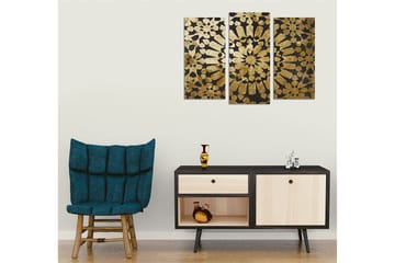 Dekorativ Canvastavla 3-Delar 45x20 cm - Flerfärgad - Inredning - Tavlor & posters - Canvastavla