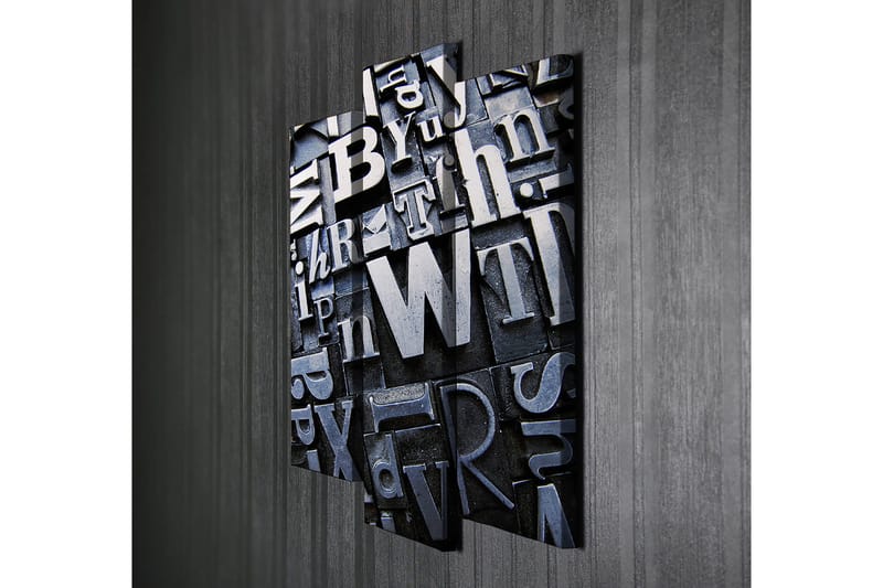 Dekorativ Canvastavla 3-Delar 45x20 cm - Flerfärgad - Inredning - Tavlor & posters - Canvastavla