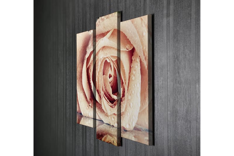 Dekorativ Canvastavla 3-Delar 45x20 cm - Flerfärgad - Inredning - Tavlor & posters - Canvastavla