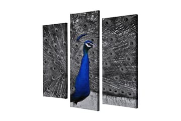 Dekorativ Canvastavla 3-Delar 45x20 cm - Flerfärgad - Inredning - Tavlor & posters - Canvastavla