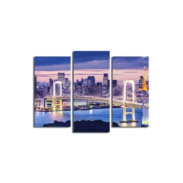 Dekorativ Canvastavla 3-Delar 45x20 cm - Flerfärgad - Inredning - Tavlor & posters - Canvastavla