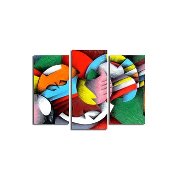 Dekorativ Canvastavla 3-Delar 45x20 cm - Flerfärgad - Inredning - Tavlor & posters - Canvastavla