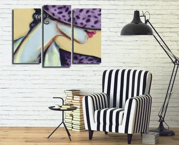 Dekorativ Canvastavla 3-Delar 45x20 cm - Flerfärgad - Inredning - Tavlor & posters - Canvastavla