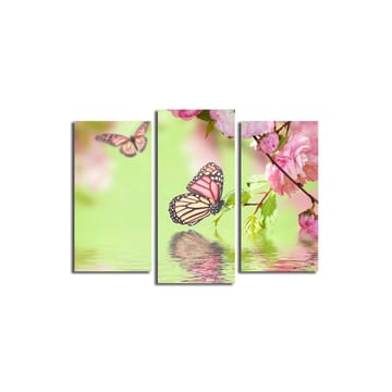 Dekorativ Canvastavla 3-Delar 45x20 cm - Flerfärgad - Inredning - Tavlor & posters - Canvastavla