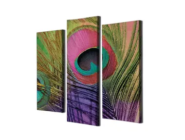 Dekorativ Canvastavla 3-Delar 45x20 cm - Flerfärgad - Inredning - Tavlor & posters - Canvastavla