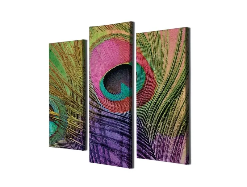 Dekorativ Canvastavla 3-Delar 45x20 cm - Flerfärgad - Inredning - Tavlor & posters - Canvastavla