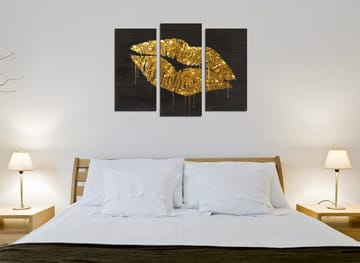 Dekorativ Canvastavla 3-Delar 45x20 cm - Flerfärgad - Inredning - Tavlor & posters - Canvastavla