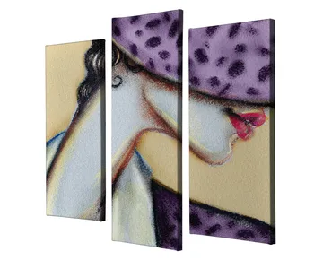 Dekorativ Canvastavla 3-Delar 45x20 cm - Flerfärgad - Inredning - Tavlor & posters - Canvastavla