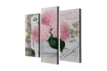 Dekorativ Canvastavla 3-Delar 45x20 cm - Flerfärgad - Inredning - Tavlor & posters - Canvastavla