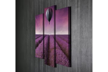Dekorativ Canvastavla 3-Delar 45x20 cm - Flerfärgad - Inredning - Tavlor & posters - Canvastavla
