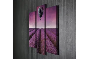 Dekorativ Canvastavla 3-Delar 45x20 cm - Flerfärgad - Inredning - Tavlor & posters - Canvastavla