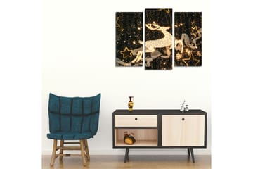 Dekorativ Canvastavla 3-Delar 45x20 cm - Flerfärgad - Inredning - Tavlor & posters - Canvastavla