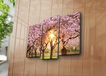 Dekorativ Canvastavla 3-Delar 45x20 cm - Flerfärgad - Inredning - Tavlor & posters - Canvastavla