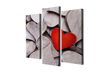 Dekorativ Canvastavla 3-Delar 45x20 cm - Flerfärgad - Inredning - Tavlor & posters - Canvastavla