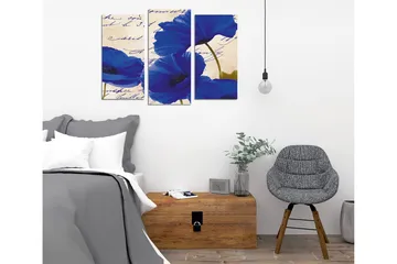 Dekorativ Canvastavla 3-Delar 45x20 cm - Flerfärgad - Inredning - Tavlor & posters - Canvastavla