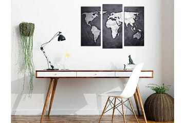 Dekorativ Canvastavla 3-Delar 45x20 cm - Flerfärgad - Inredning - Tavlor & posters - Canvastavla