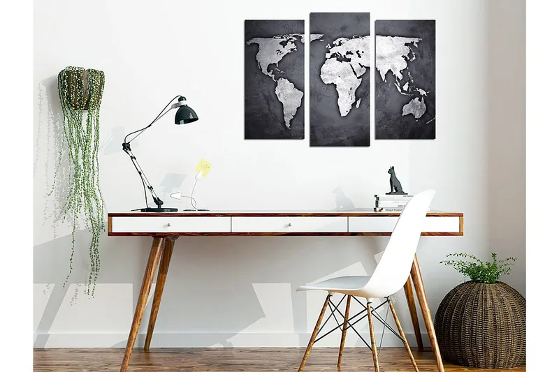 Dekorativ Canvastavla 3-Delar 45x20 cm - Flerfärgad - Inredning - Tavlor & posters - Canvastavla